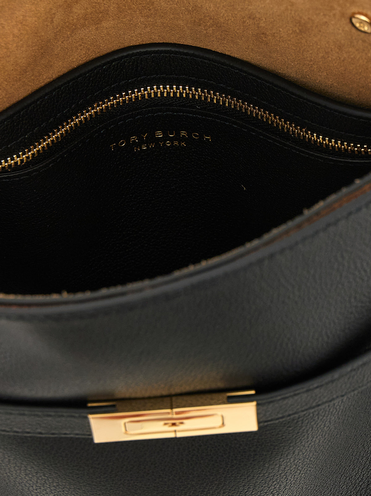 Tory Burch Small Lee Radziwill Double Bag Black