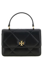 Tory Burch Mini Kira Diamond Quilt Top-Handle Crossbody Black