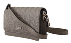 Karl Lagerfeld K/Kurl Quilted Crossbody Bag in Light Grey