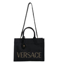 Versace Logo Tote Bag Black