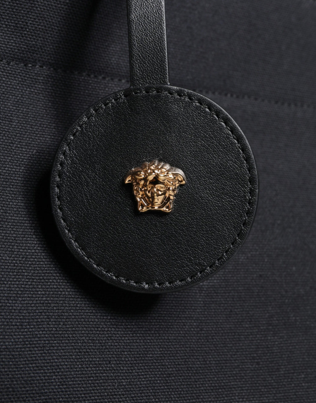 Versace Logo Tote Bag Black