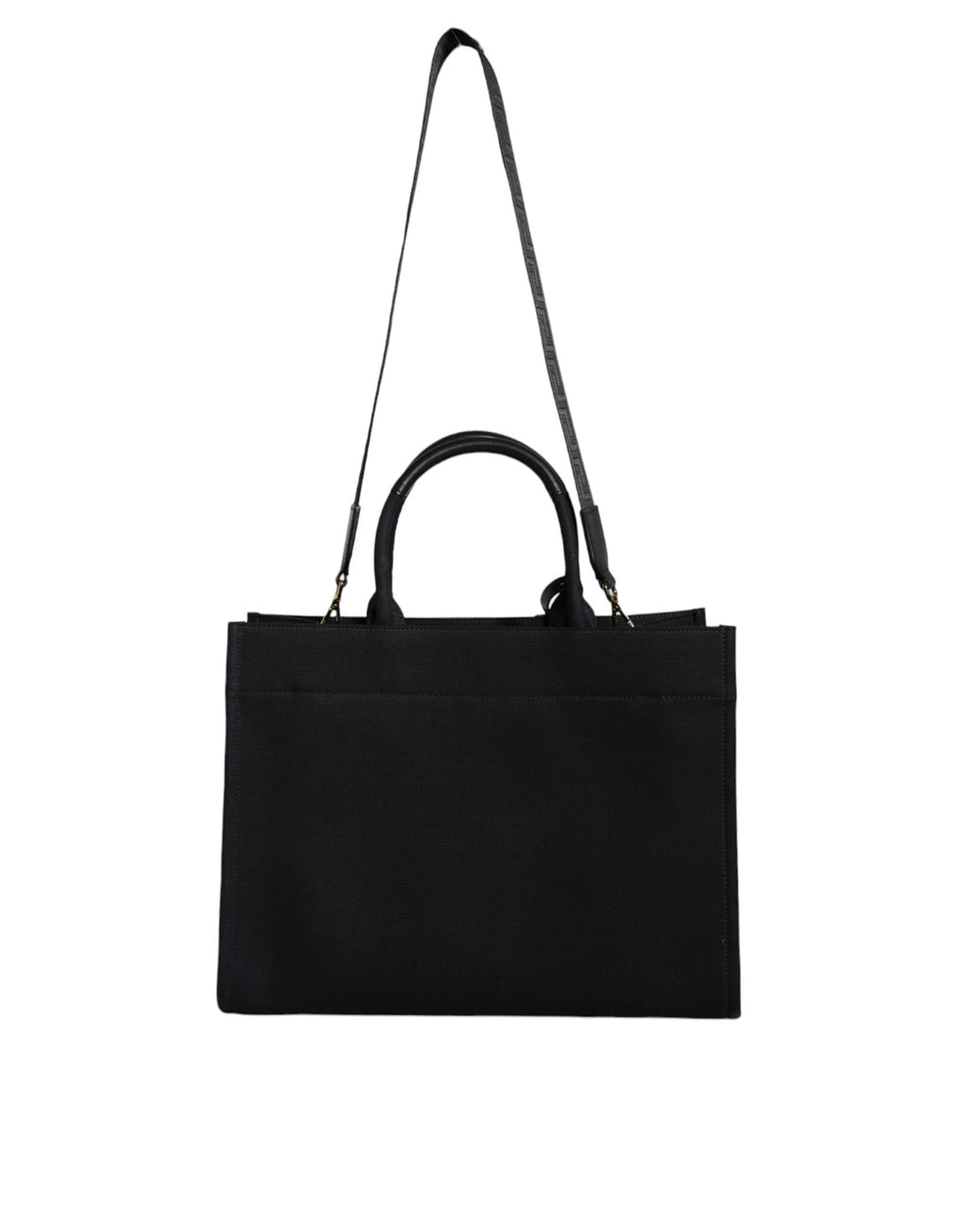 Versace Logo Tote Bag Black