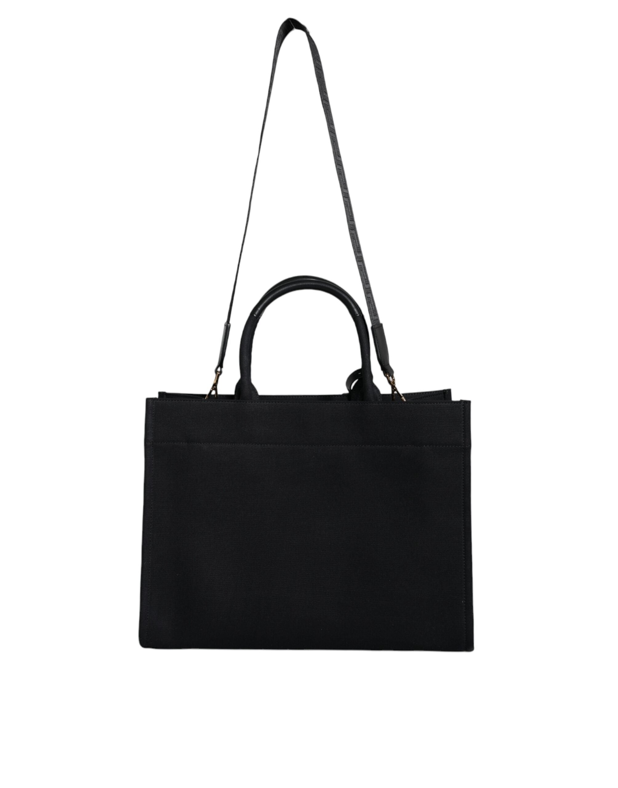 Versace Logo Tote Bag Black