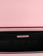 Versace Virtus Leather Shoulder Bag Pink