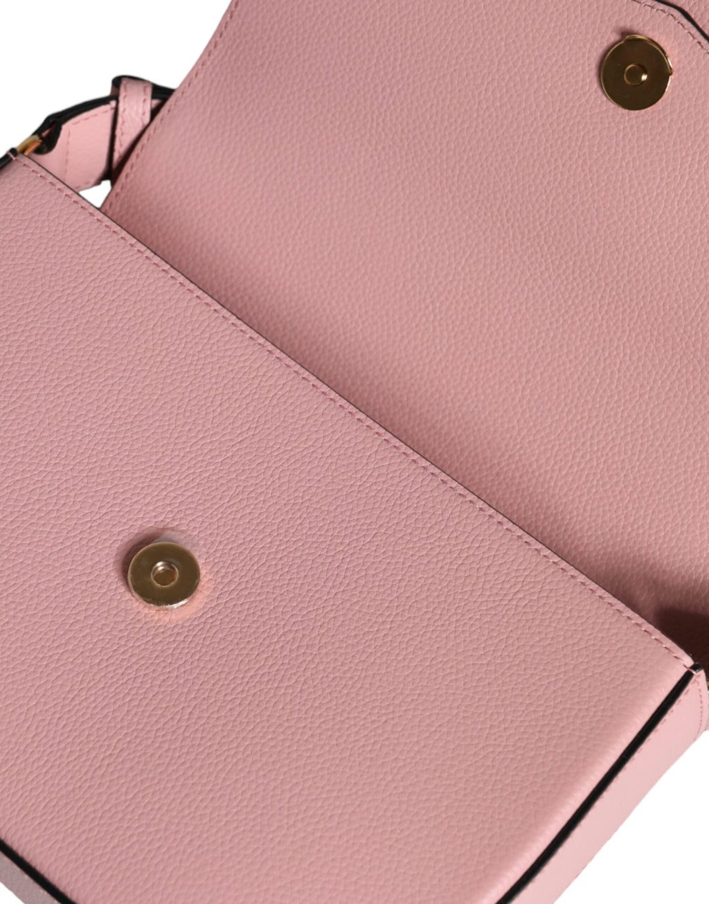 Versace Virtus Leather Shoulder Bag Pink