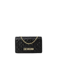 Love Moschino Black Quilted Chain Crossbody Bag