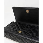 Love Moschino Black Quilted Chain Crossbody Bag