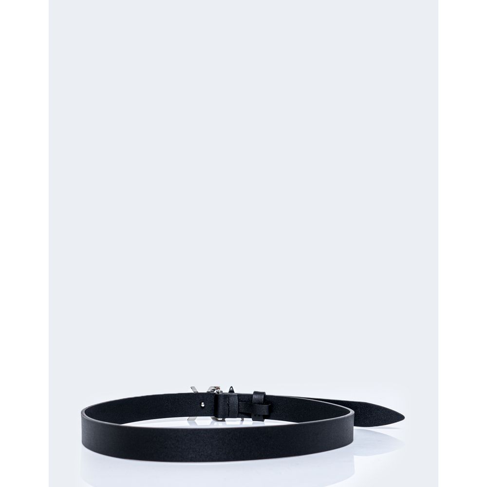 Armani Exchange A|X Logo Leather Belt Black