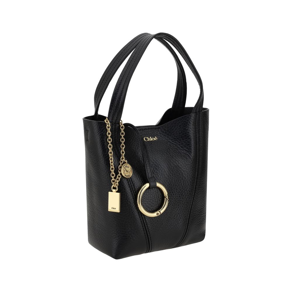 Chloé Spin Shoulder Bag Black