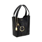 Chloé Spin Shoulder Bag Black