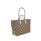 MCM Medium Himmel Visetos Tote Bag in Cognac
