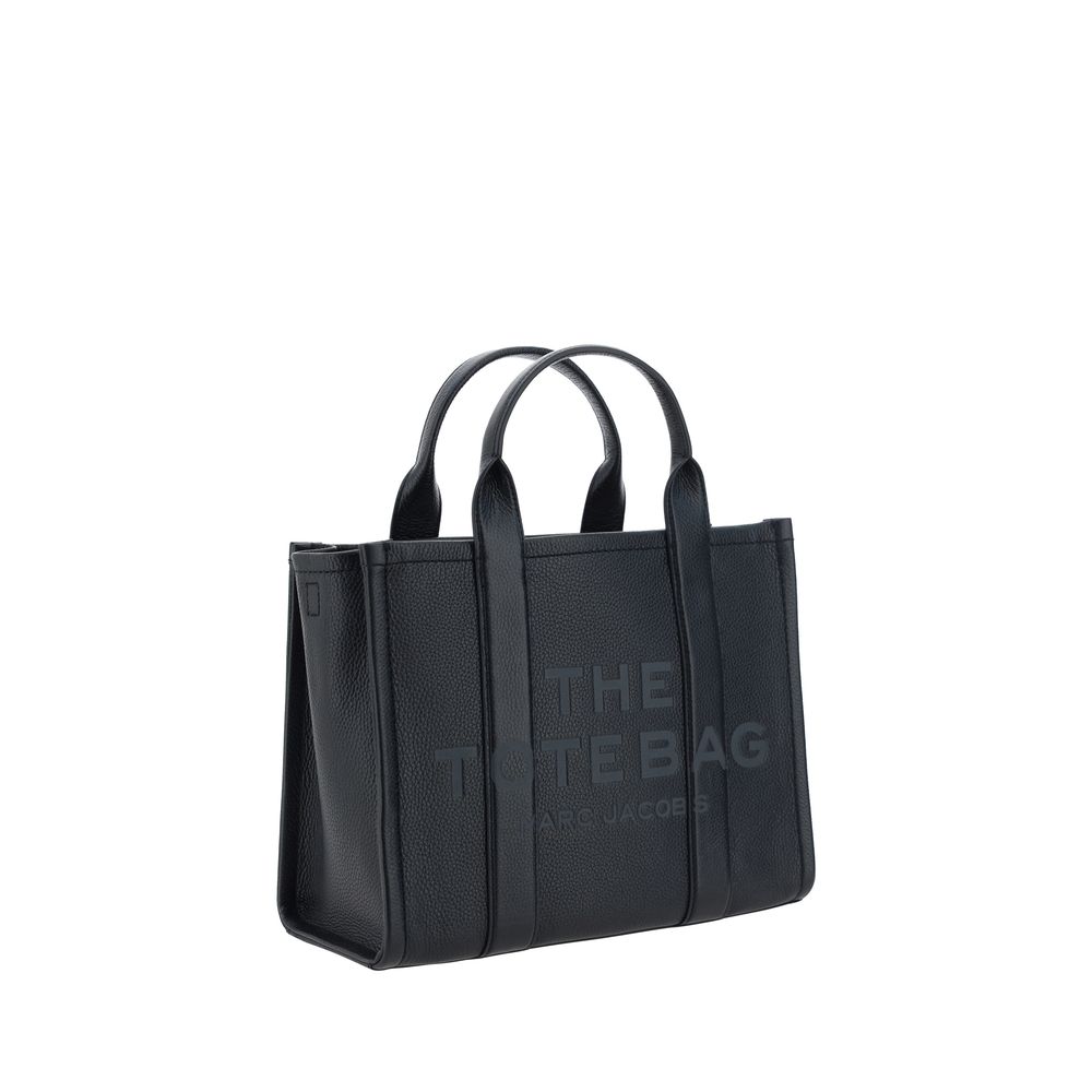 Marc Jacobs The Medium Tote Bag Grained Leather Black