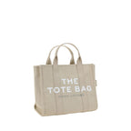 Marc Jacobs The Medium Tote Bag Beige Cotton Canvas