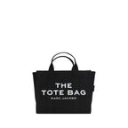 Marc Jacobs The Medium Tote Bag Black Cotton Canvas