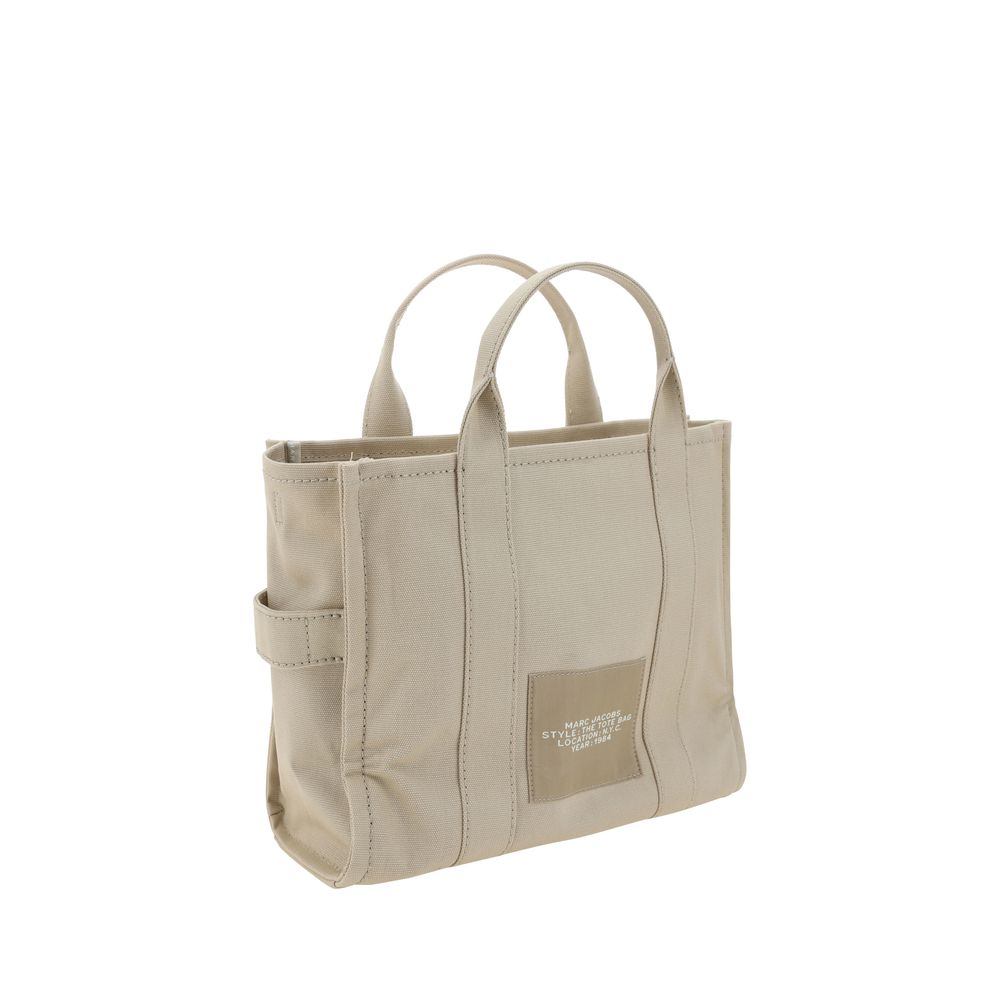 Marc Jacobs The Medium Tote Bag Beige Cotton Canvas