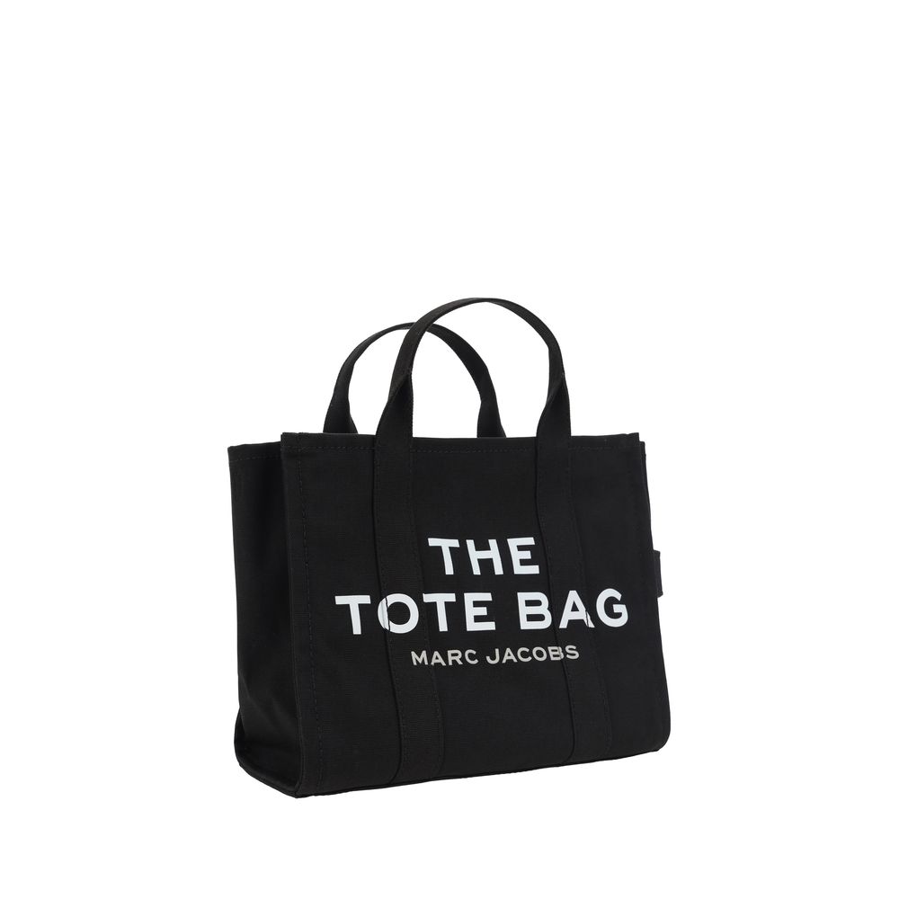 Marc Jacobs The Medium Tote Bag Black Cotton Canvas