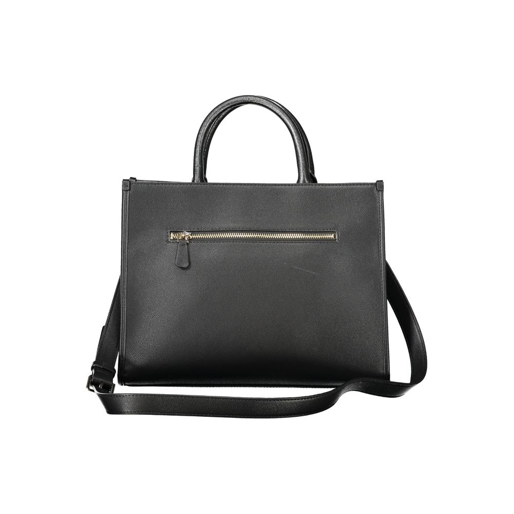 Guess Jeans Lorelei Black Satchel Bag
