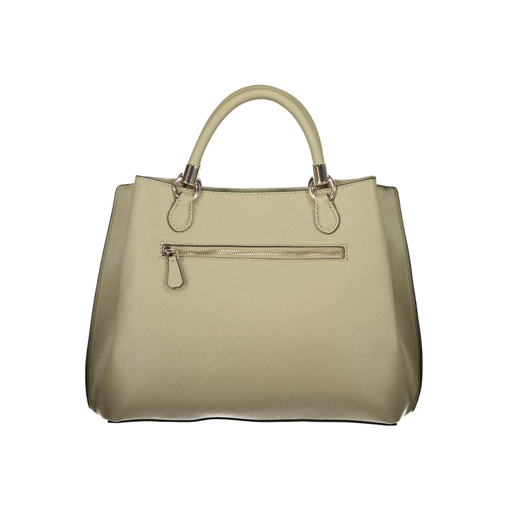Guess Jeans Gizele Sage Green Satchel Bag