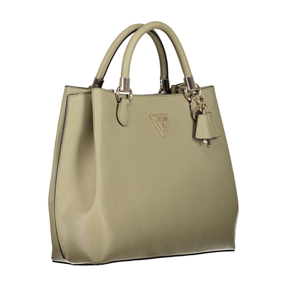 Guess Jeans Gizele Sage Green Satchel Bag