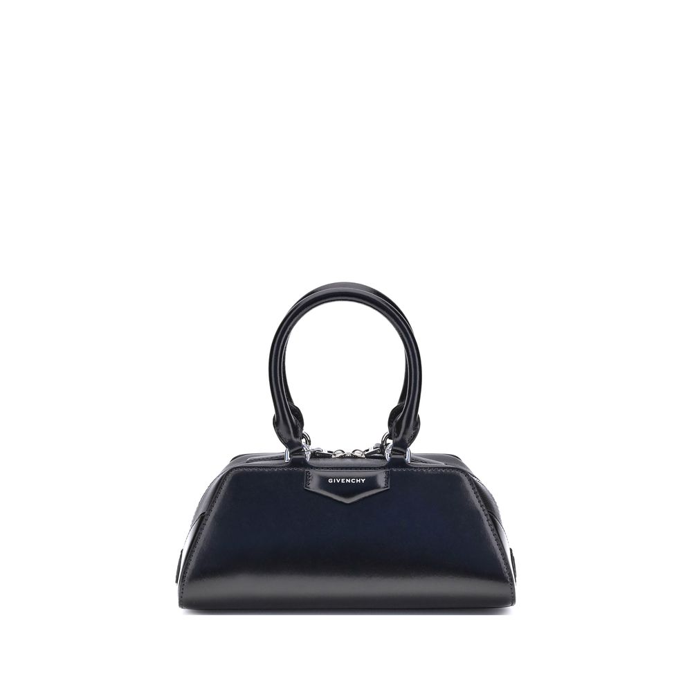 Givenchy Antigona East-West Mini Bag in Black Calfskin