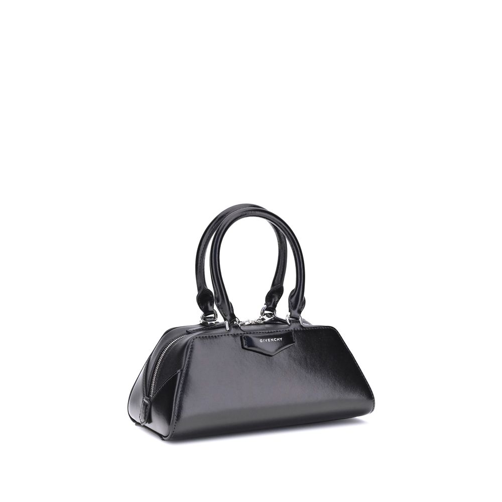 Givenchy Antigona East-West Mini Bag in Black Calfskin