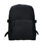 Burberry Check Large Fabric Backpack Black