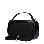 Tory Burch Leather Top Handle Bag Black