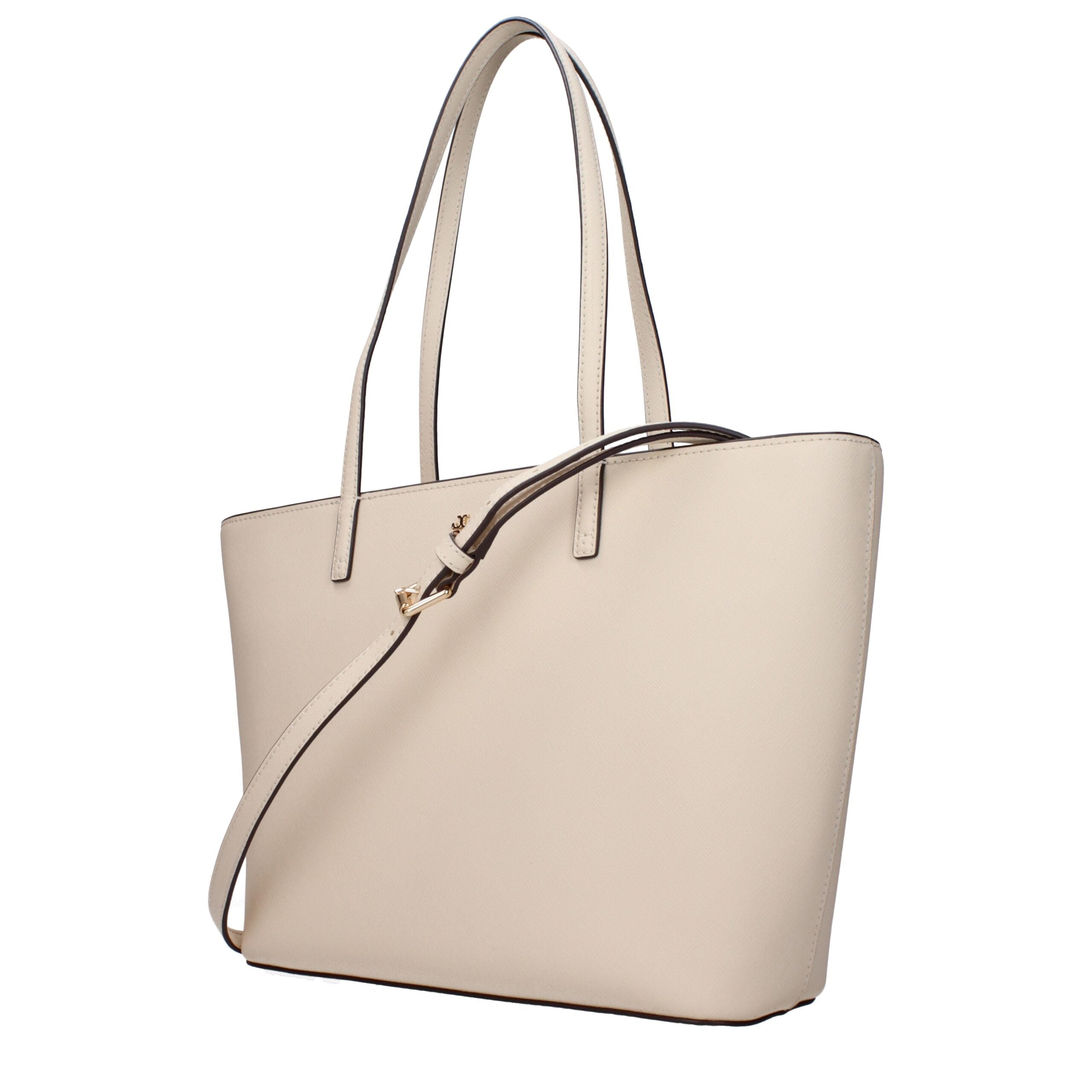 Tory Burch Leather Tote Bag Beige