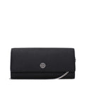 Tory Burch Leather Chain Clutch Black