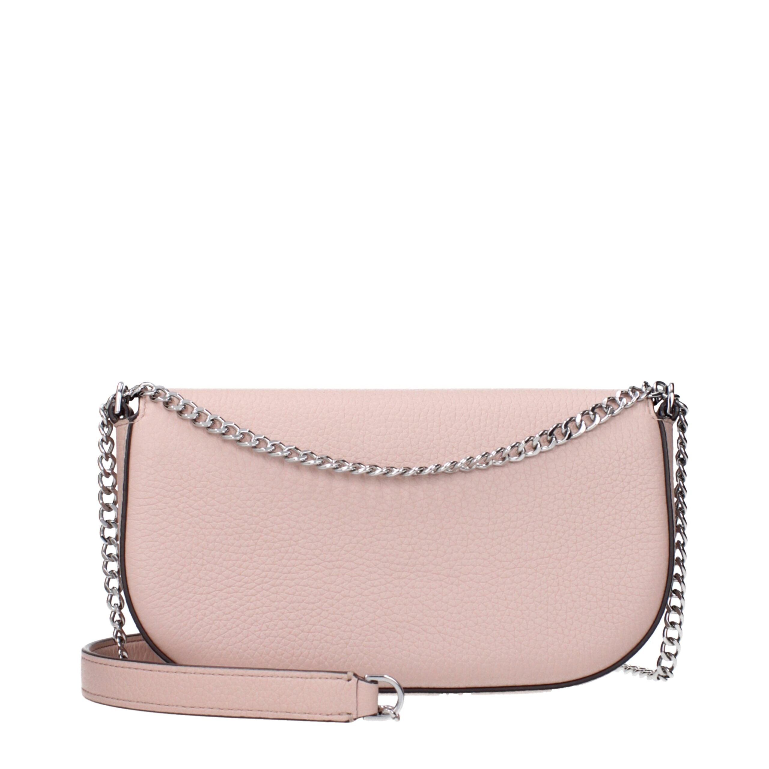 Tory Burch Leather Crossbody Bag Pink