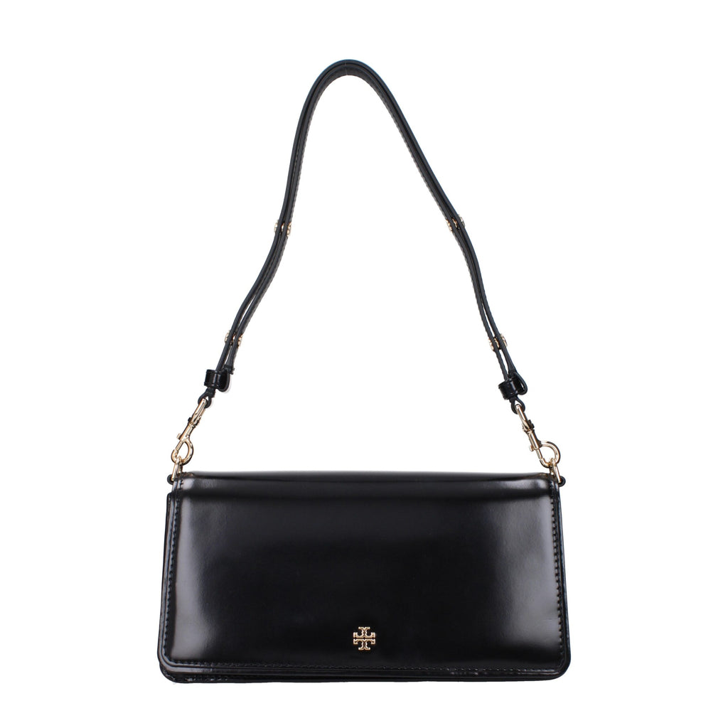 Tory Burch Patent Leather Shoulder Bag Black