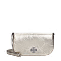 Tory Burch Crossbody Bag Metallic Leather Gold