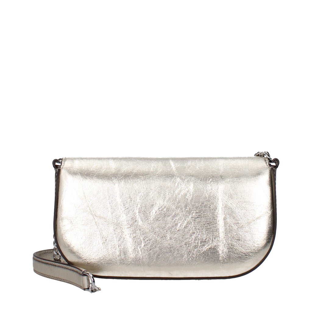 Tory Burch Crossbody Bag Metallic Leather Gold