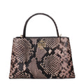 Tory Burch Top Handle Bag Python-Effect Leather Pink