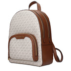 Michael Kors Jaycee Medium Signature Logo Backpack Vanilla