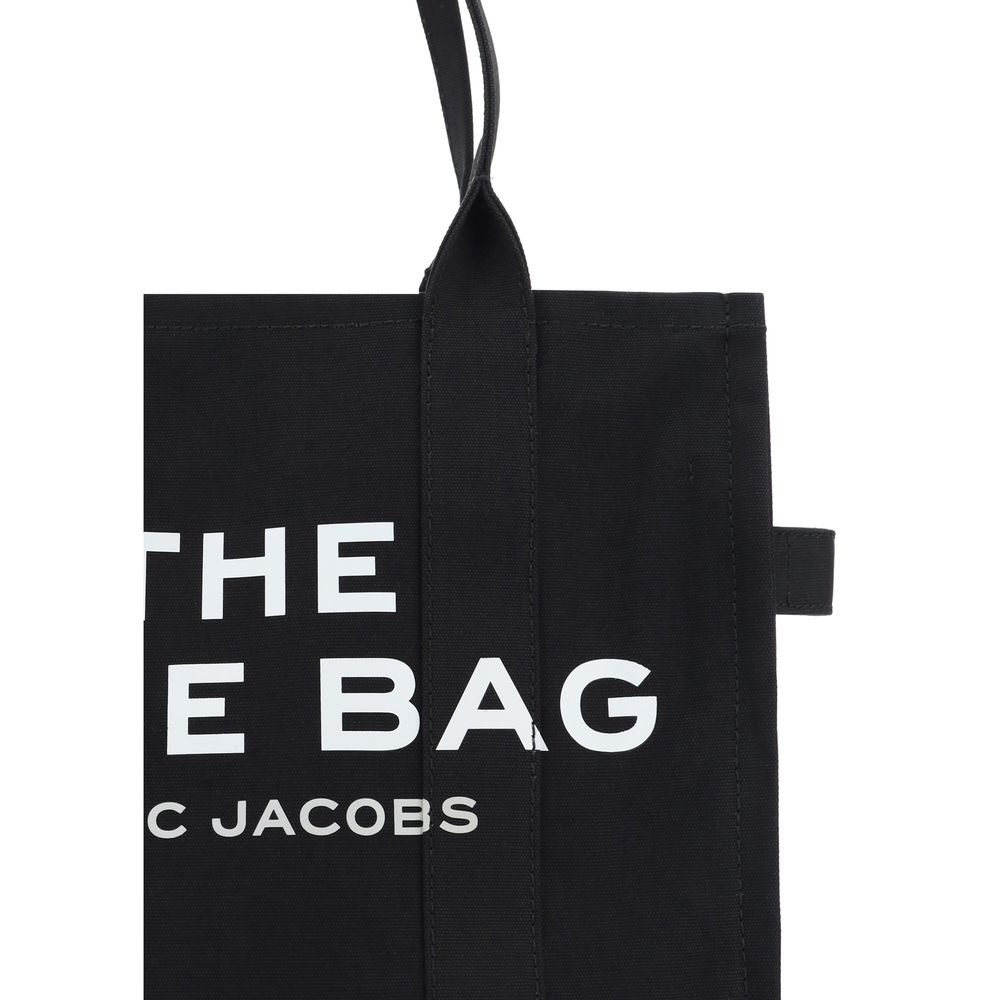 Marc Jacobs The Large Tote Bag Black Cotton Canvas