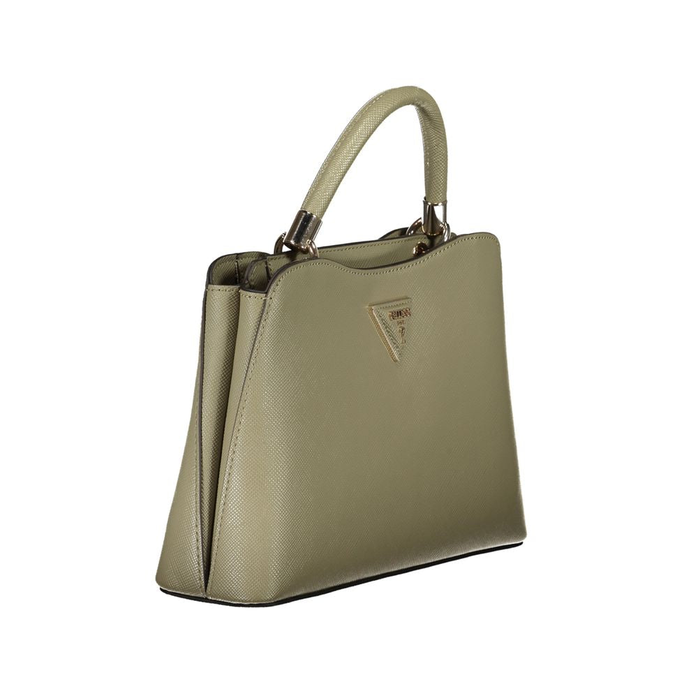 Guess Jeans Gizele Sage Green Satchel Bag