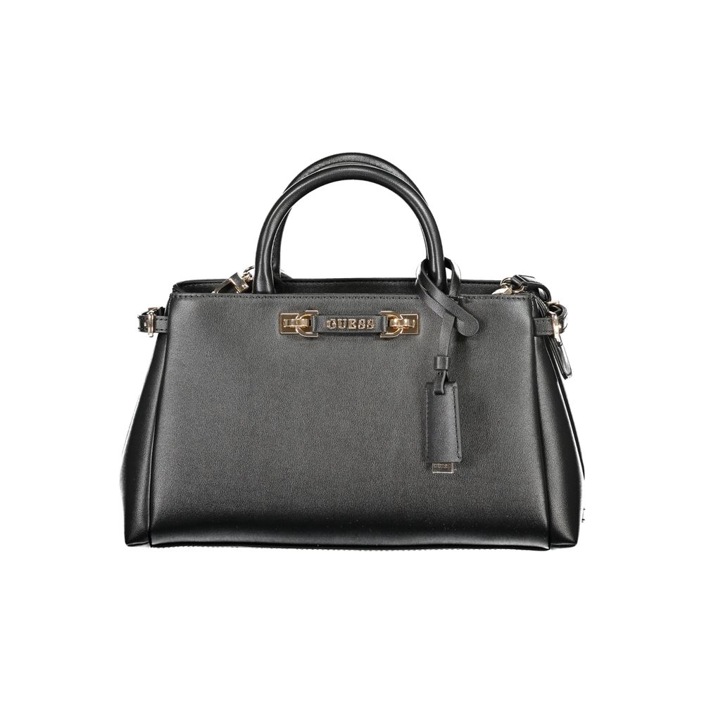 Guess Jeans Lefia Black Satchel Bag