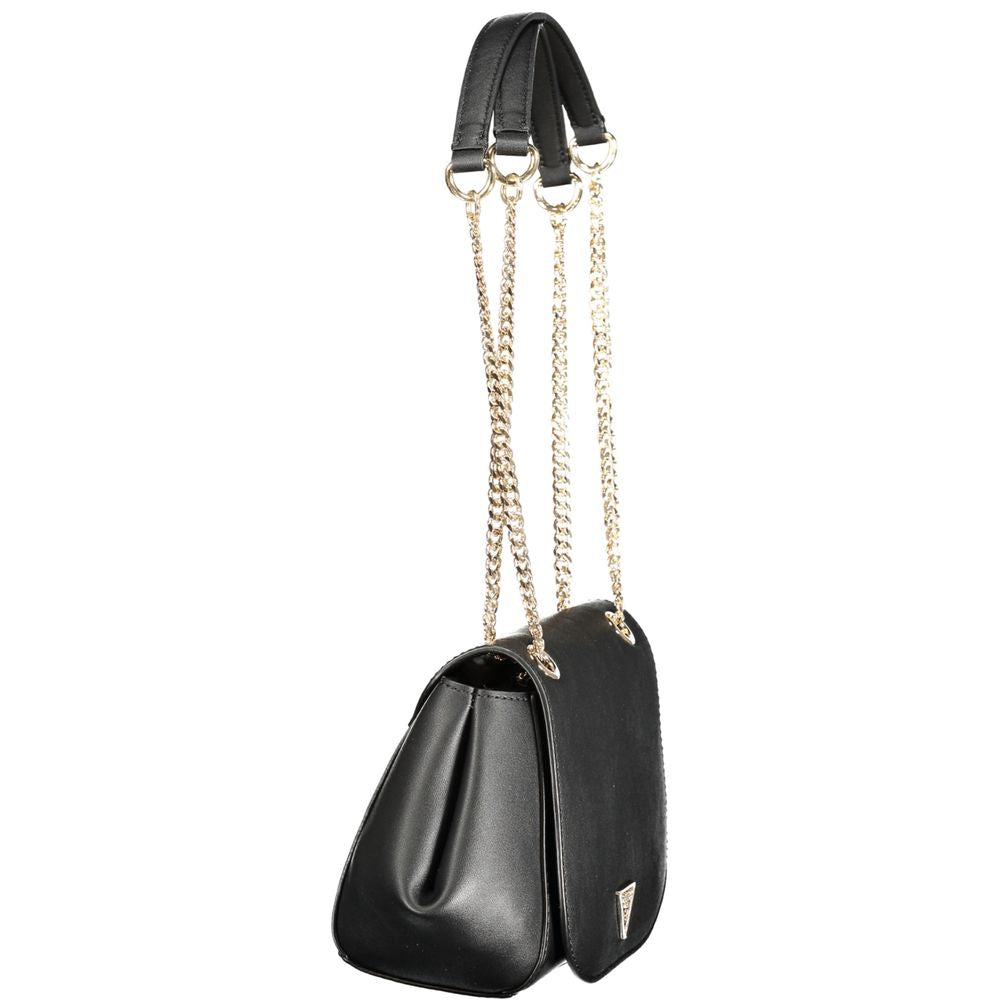 Guess Jeans Talent Black Shoulder Bag