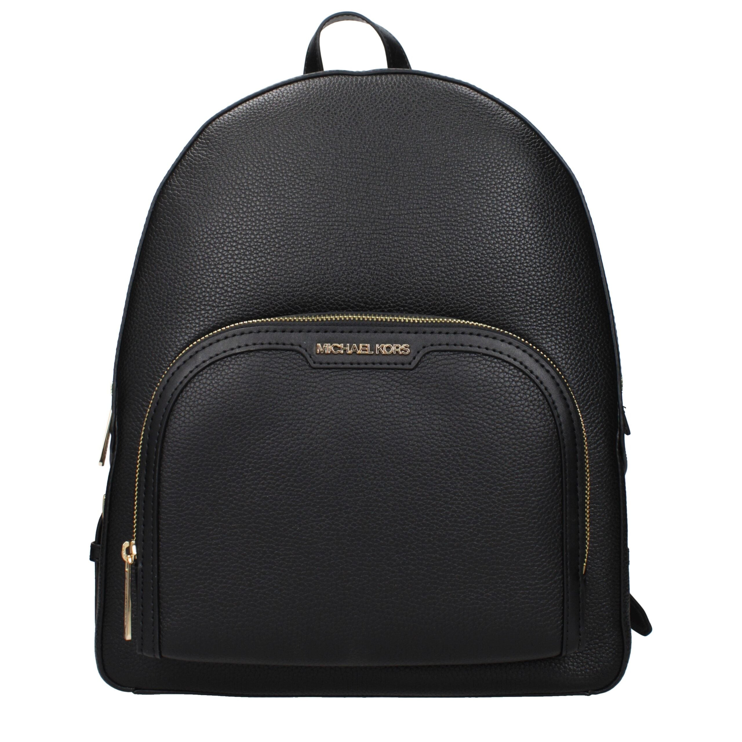 Michael Kors Jaycee Large Pebbled Leather Backpack Black