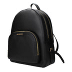 Michael Kors Jaycee Large Pebbled Leather Backpack Black