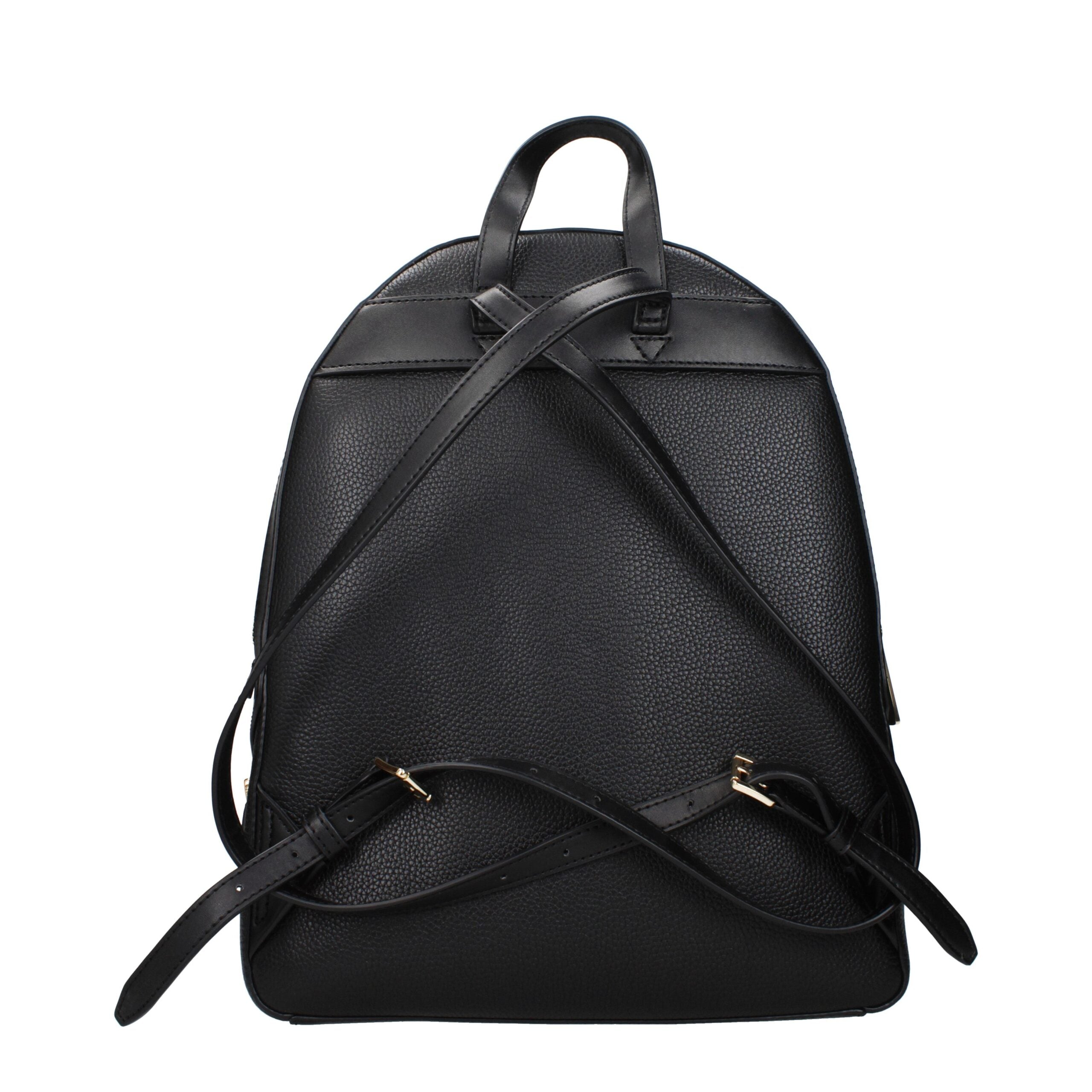 Michael Kors Jaycee Large Pebbled Leather Backpack Black