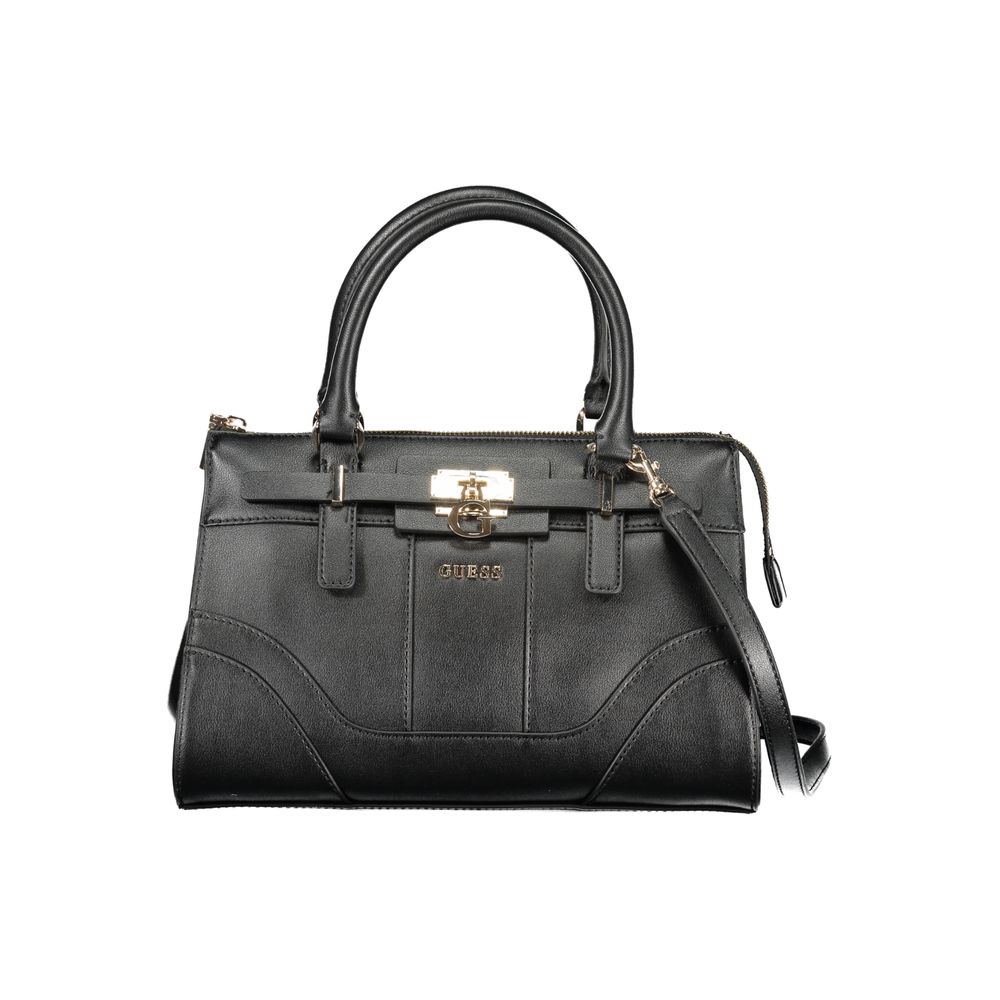 Guess Jeans Gregoria Satchel Bag in Black