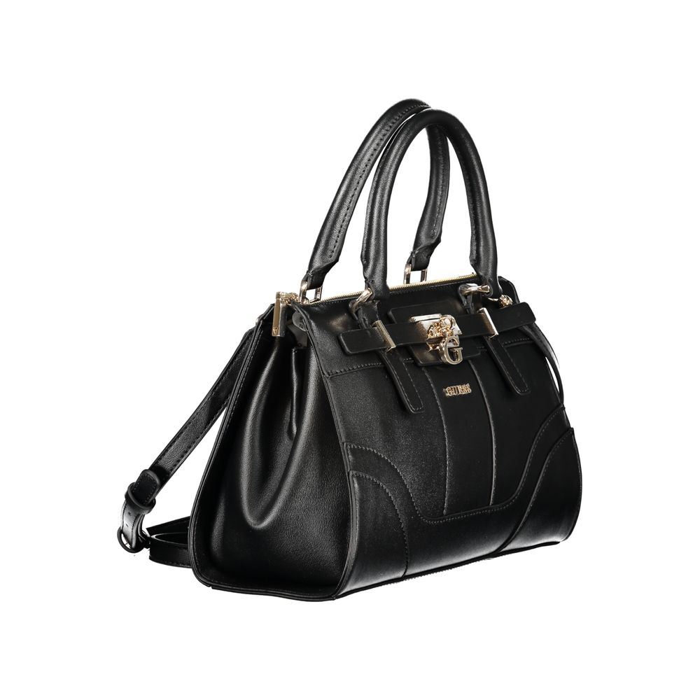 Guess Jeans Gregoria Satchel Bag in Black