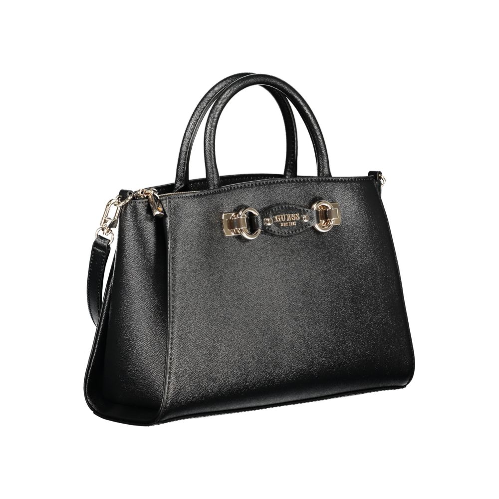 Guess Jeans Mimina Satchel Bag in Black