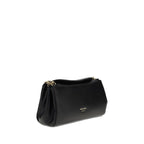 Prada Leather Chain Shoulder Bag in Black
