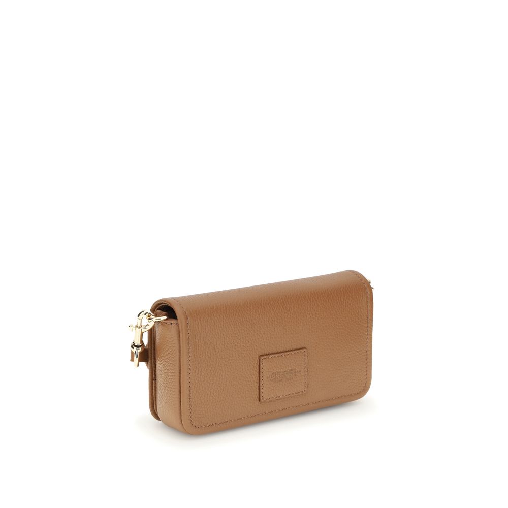 Marc Jacobs The Mini Bag Shoulder Bag Grained Leather Brown