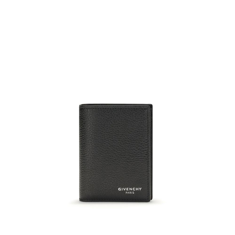 Givenchy Black Grained Calfskin Card Holder