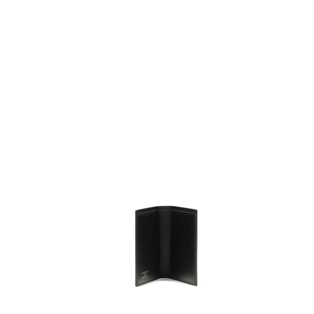 Givenchy Black Grained Calfskin Card Holder