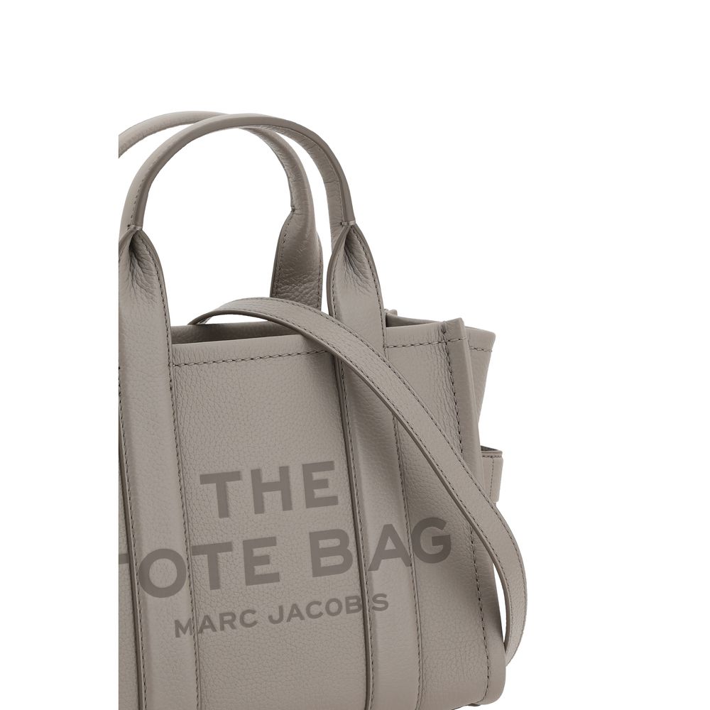 Marc Jacobs The Small Tote Gray Calf Leather Handbag
